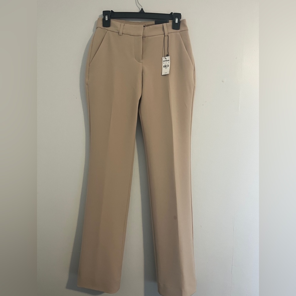 Express Boot Low Rise Chinos - Tan - Picture 2 of 15